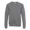 Bella Canvas Unisex Adult Fleece Raglan Sweatshirt (XS) (Carbon Grey Heather) view 1