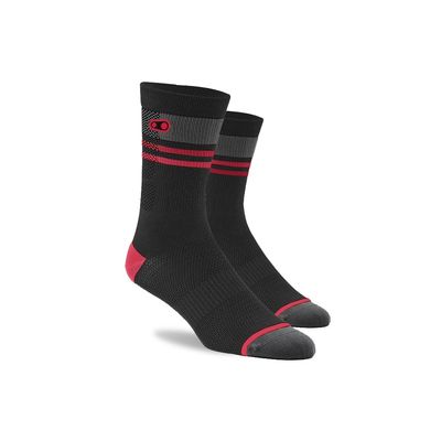 Crankbrothers Icon Trail MTB Socks Black/Red/Grey S/M