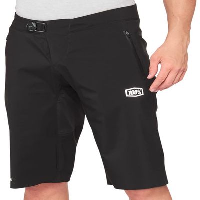 100% Hydromatic Men's Off-Road BMX Cycling Short - Black / 34