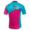 Uriah Men's Cycling Jersey Short Sleeve Sweat Wicking Red Race Size 4XL(CN) view 2