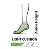SmartWool Hike Light Cushion Ankle Socks, Charcoal, Large view 3