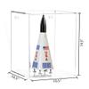 Better Display Cases Small Model Rocket Acrylic Display Case with Clear Back Wall Mount (Vertical or Horizontal) - (D07/A087-CB-WM) view 2