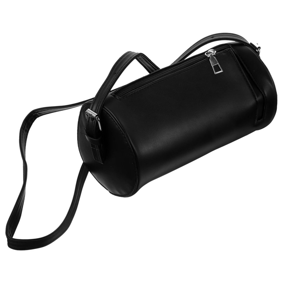 BESTOYARD 1pc Shoulder Messenger Bag Single- shoulder Bag pu crossbody bag Stylish Bag chic crossbody pouch evening bag cylinder purse crossbody womens wallet PU Bag Miss the chain round bag