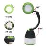 Camping Lantern Portable Work Tent Light Dimming Rechargeable Desk Table lamp 5 Modes Outdoor COB IP65 Waterproof Emergency 2 Pack view 3