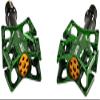 KCNC Knife Titanium Spindle Road Platform Pedals, Green, KPED01-TI-GR, SK2174-T view 3