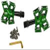 KCNC Knife Titanium Spindle Road Platform Pedals, Green, KPED01-TI-GR, SK2174-T view 4