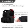 UNIVIVO Kids Tactical Vest Youth Army Costume for Boys Girls 8 10 12 14 Outdoor Airsoft Game (Black) view 2