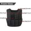 UNIVIVO Kids Tactical Vest Youth Army Costume for Boys Girls 8 10 12 14 Outdoor Airsoft Game (Black) view 3