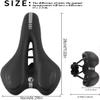 Comfortable MTB Gel Seat Mountain Bike Saddle MTB Saddle Mountain Bike Seat Gel Bikes Seats Breathable & Soft & Waterproof Bike Saddle Cushion for Men and Women view 2