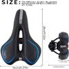 Comfortable MTB Gel Seat Mountain Bike Saddle MTB Saddle Mountain Bike Seat Gel Bikes Seats Breathable & Soft & Waterproof Bike Saddle Cushion for Men and Women view 2