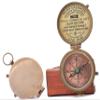 Vintage Brass Sundial Compass - Magnetic Sundial Pocket Compass for Women, Gift to Daughter, Mother Gift view 2