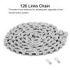 Alomejor 12 Speed Chain, 126 Links Mountain Chain 1/2in x11/128 Chain Replacement view 2