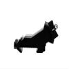 XS SIGHTS XTI2 45 Offset Iron Sights for AR Platform, Front Glow in The Dark for Tactical Applications, Ambidextrous, Durable (Standard Dot White, DXW Tritium) view 2