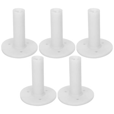 Dilwe 5 Pieces Rubber tees, not Inserted into The Ground, Driving Range Training Ball tees Holder for Practice mat (57 mm)