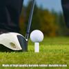 Dilwe 5 Pieces Rubber tees, not Inserted into The Ground, Driving Range Training Ball tees Holder for Practice mat (57 mm) view 3