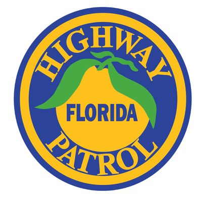 4 Inch Florida Highway Patrol State Police Sticker for Car Vinyl Decal Window Truck Window Car Bumper Sticker Laptop Decal Motorcycle Helmet