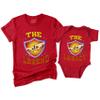 The Legend and The Legacy Shirt Matching Dad and Son Baby Father's Day Mens T-Shirt Gift Red view 2
