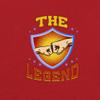 The Legend and The Legacy Shirt Matching Dad and Son Baby Father's Day Mens T-Shirt Gift Red view 3
