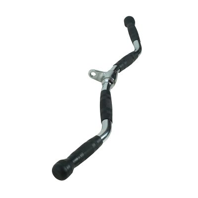 ZXFF 81CM Fitness Cable Accessories, Rotating Bending Lever LAT Pull-Down Lever Handle Accessories, Power Cord Crossover Machine and Strength Training Accessories, Rubber Non-Slip End (Size : 81cm)