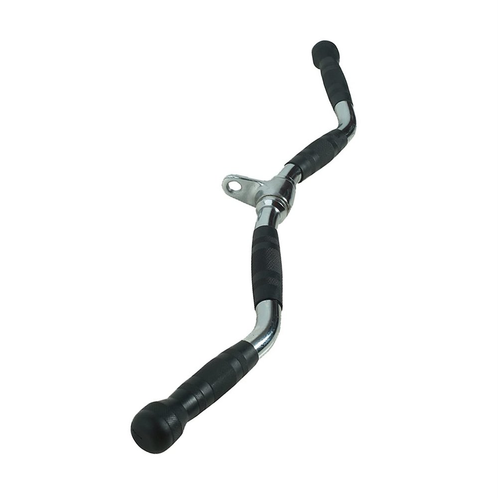 ZXFF 81CM Fitness Cable Accessories, Rotating Bending Lever LAT Pull-Down Lever Handle Accessories, Power Cord Crossover Machine and Strength Training Accessories, Rubber Non-Slip End (Size : 81cm)