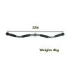 ZXFF 81CM Fitness Cable Accessories, Rotating Bending Lever LAT Pull-Down Lever Handle Accessories, Power Cord Crossover Machine and Strength Training Accessories, Rubber Non-Slip End (Size : 81cm) view 2