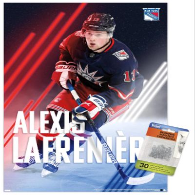 Trends International NHL New York Rangers - Alexis Lafrenire 20 Wall Poster with Push Pins