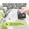 Stripebird - Golf Steel Hub for Magnetic Accessories (White) - Golf Bag Attachment for Magnetic Products - Easily Access Magnetic Golf Accessories from Your Golf Bag view 2