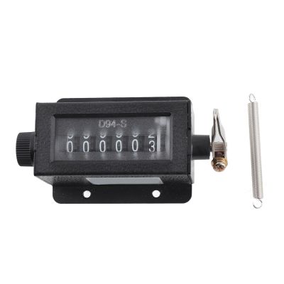 Eujgoov D94-S 6 Digit Counter Digital Tally Counter Resettable Mechanical Pulling Counter 0-999999
