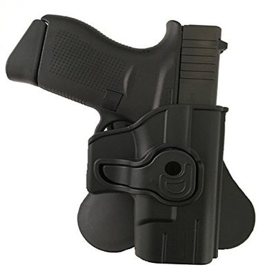 Fits Glock 43 Quick Release Polymer Plastic Holster Paddle Adjustable