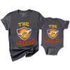 NACRE APPAREL The Legend and The Legacy Shirt Matching Dad and Son Baby Father feets Day Mens T-Shirt Gift Dark Grey Heather, X-Large view 2