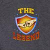 NACRE APPAREL The Legend and The Legacy Shirt Matching Dad and Son Baby Father feets Day Mens T-Shirt Gift Dark Grey Heather, X-Large view 3