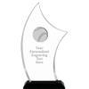 9.25" H Pinnacle Baseball Acrylic Award - Customized Presentation Trophy for Baseball, T-Ball, or Softball, Includes Free Laser Engraving Prime view 1