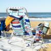 Homevative Kids Folding Backpack Beach Chair with 4 Positions, Carry Handle, Storage Pouch, Cup Holder and Phone Holder, Lightweight view 2