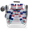 Homevative Kids Folding Backpack Beach Chair with 4 Positions, Carry Handle, Storage Pouch, Cup Holder and Phone Holder, Lightweight view 3