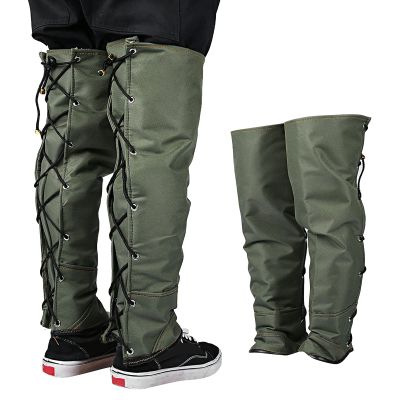 Outdoor Leg Gaiters, Bite Snake Guard Leg Protection Sailcloth Gaiter Leg Cover for Hiking Camping Hunting Outdoor