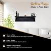 Tactical Traps - Freedom 52R Concealment Shelf with Trap Door and RFID Lock - Secure & Safe Hidden Concealment Compartment - 46" X 13.5" X 5" - Ebony view 3