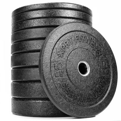 XPRT Fitness Olympic Crumb Bumper Plates 10/15/25/35/45 lb (10lb Pair)