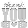 10.25" H Pinnacle Thank You with Band Aid Acrylic Award - Personalized Presentation Trophy for Doctors and Nurses, Includes Free Laser Engraving Prime view 2