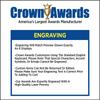 10.25" H Pinnacle Crown Acrylic Award - Personalized Presentation Trophy for Beauty Pageants and Royalty, Includes Free Laser Engraving Prime view 4