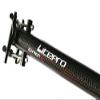 Extended Carbon Seatpost & Pentaclip for Brompton Bicycle 580mm (235 Lighter) 3K Glossy view 3