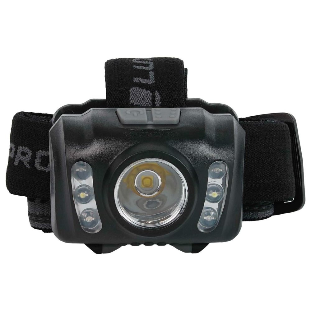 LUXPRO LED Headlamp - Bright 300 Lumen Head Lamp for Outdoors, Camping & Hiking - 6 Light Modes White, Green & Red Light - IPX4 Waterproof - Adjustable Headband - LP345V2 - Batteries Included