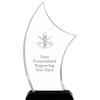 11.25" H Pinnacle Barber Acrylic Award - Customized Presentation Trophy for Barber Shop Barber's Pole, Includes Personalized Laser Engraving Prime view 1