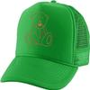 ALLNTRENDS Adult Bear Trucker Hat Heart Embroidered Baseball Cap Adjustable Snapback Cute Hats (Kelly Green) view 1