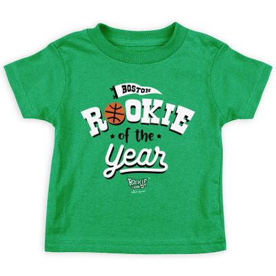 Boston Basketball Fans. Rookie of The Year Green Toddler Tee (Toddler Tee, 4T)