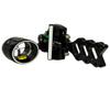 Axcel Accuhunter Plus Slider Sight Single Pin W/ Scope .019 Non Dampened Black (Blue Fiber)