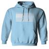 0010. Patriotic American Proud Made in USA United States America Flag Military Patriotic Style Sweatshirt Pullover Hoodie (Light Blue X-Large) view 1