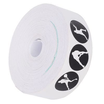 Tennis Racket AntiScratch Protective Tape, White PU Material, 5m/16.4ft Length, Self-Adhesive Frame Protection for Sports Equipment