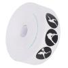 Tennis Racket AntiScratch Protective Tape, White PU Material, 5m/16.4ft Length, Self-Adhesive Frame Protection for Sports Equipment view 1