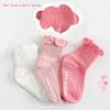 Zumou Toddler Anti Slip Non Skid Socks Baby Little Girls Frilly Ruffle 6 Pairs (0-12 Months, Frilly 6 Pairs) view 3