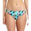 California Waves Womens Floral Strappy Swim Bottom Separates Blue M view 1
